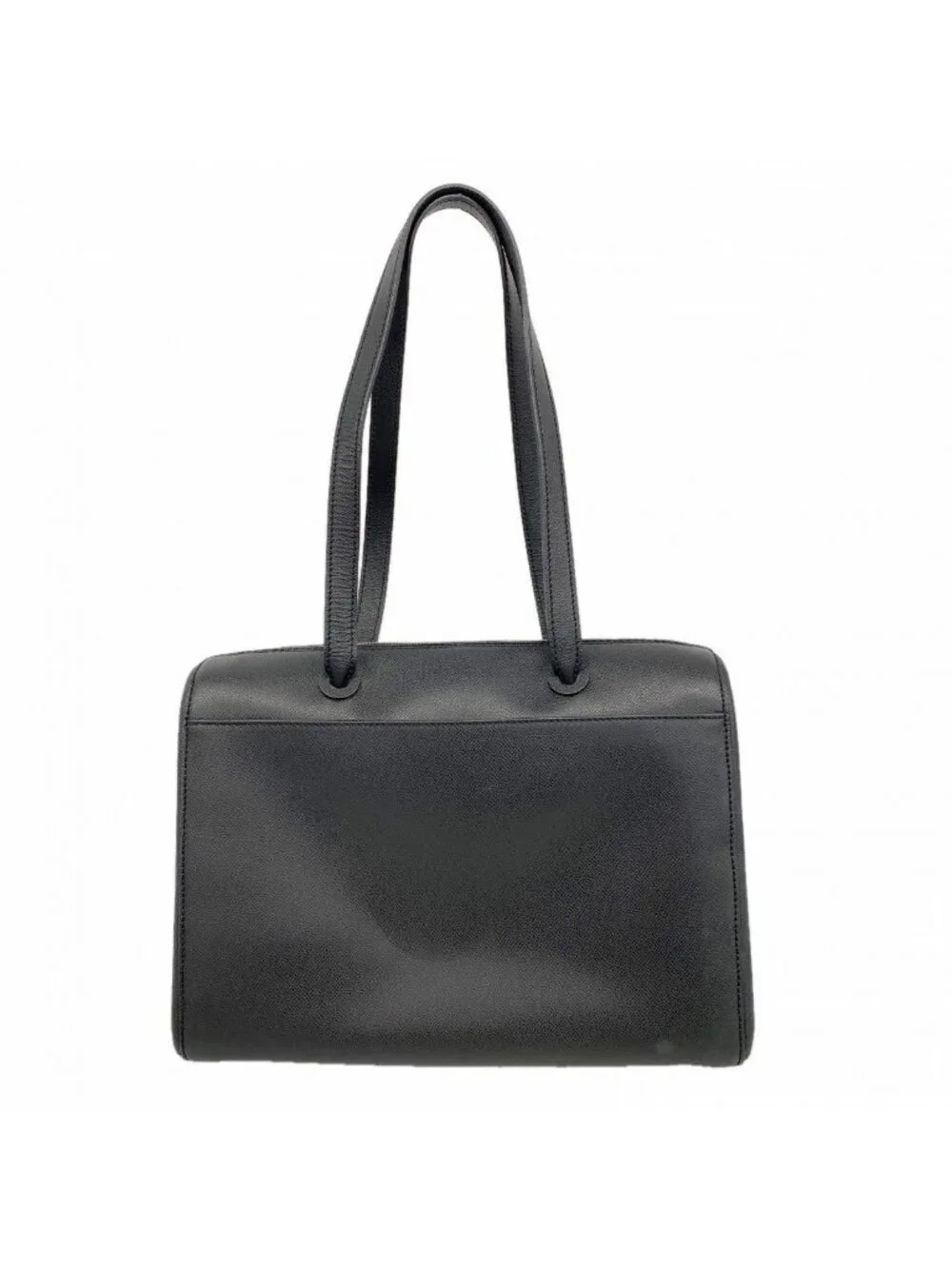 Chanel Tote Leather Black Gold
